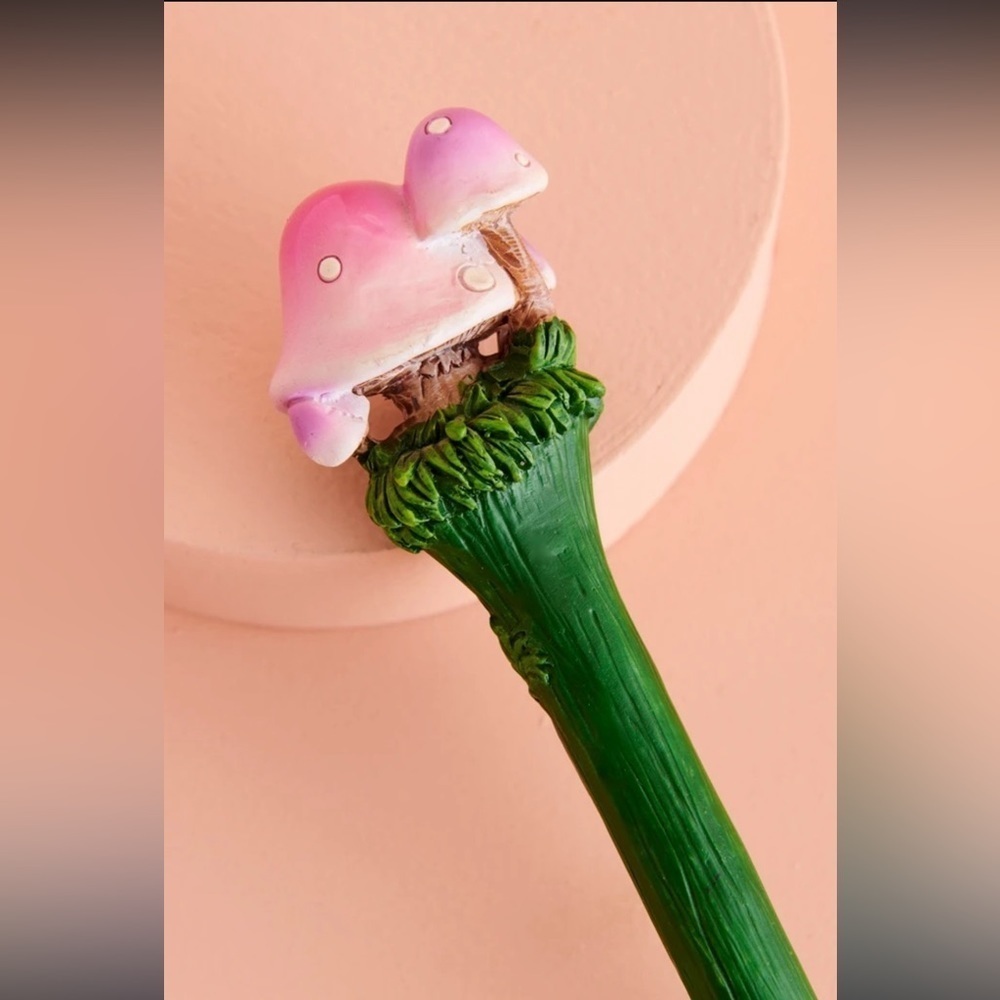 Pink Mushroom Ink Pen, Pink/Green, OS, NWT For Bundles Only